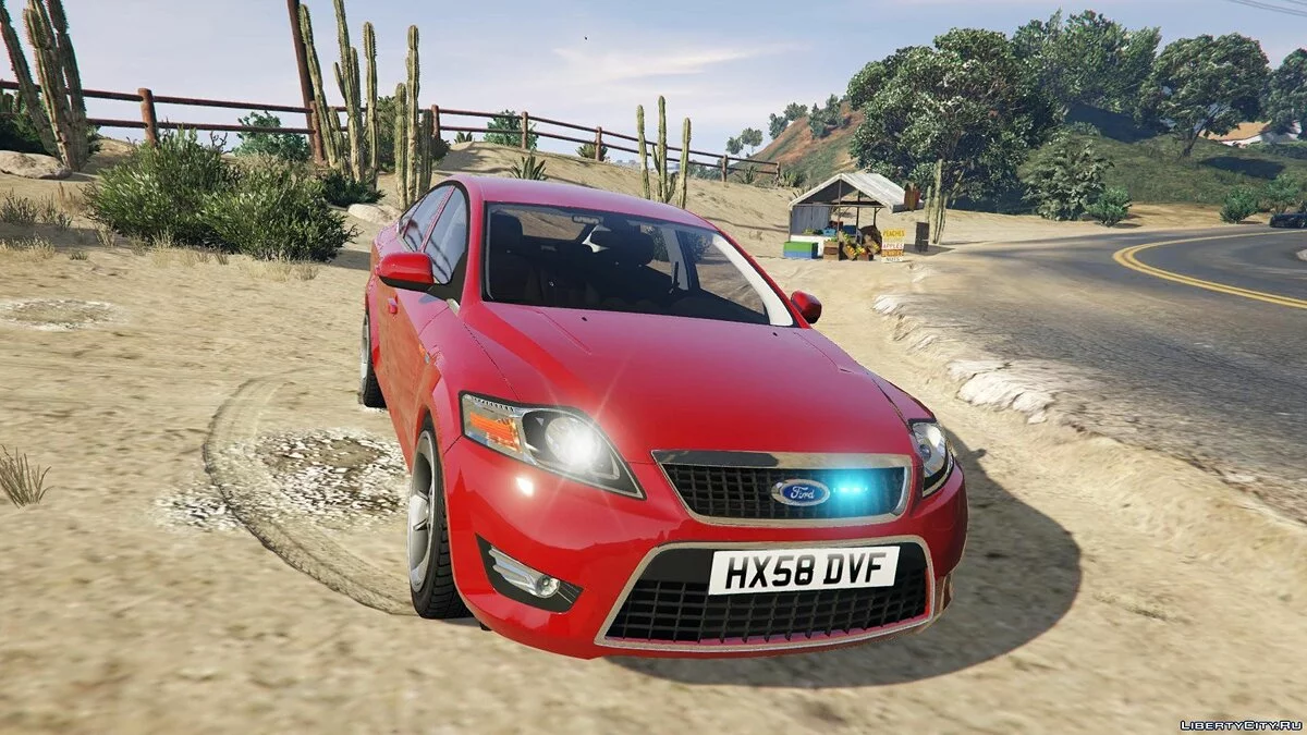 Unmarked Ford Mondeo 2008 [ELS] 0.1 / GTA 5