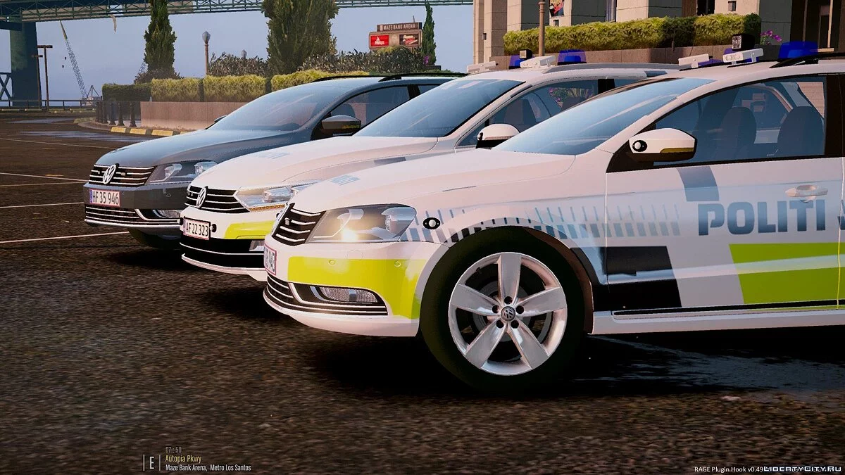 Volkswagen Passat Danish Police Pack [ELS] 1.0 / GTA 5