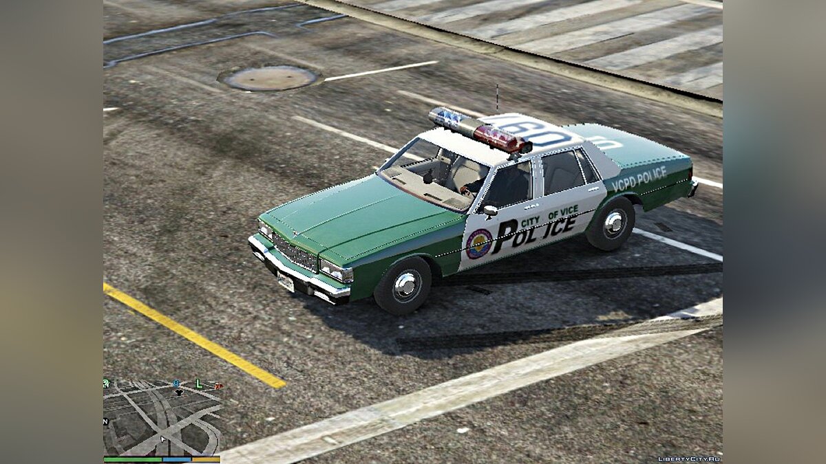 Скачать 1989 Chevrolet Caprice 9C1 - VICE CITY Police Department(Cars from gta  vice city deluxe) для GTA 5