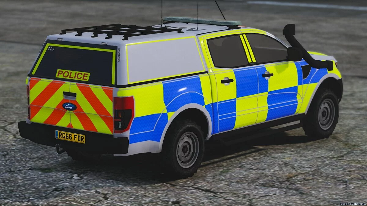2014 Police Ford Ranger [ELS] 1.0 / GTA 5