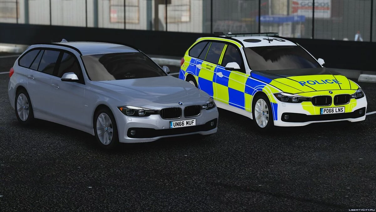 2016/2017 Police BMW 330D Touring [ELS] 1.0 / GTA 5