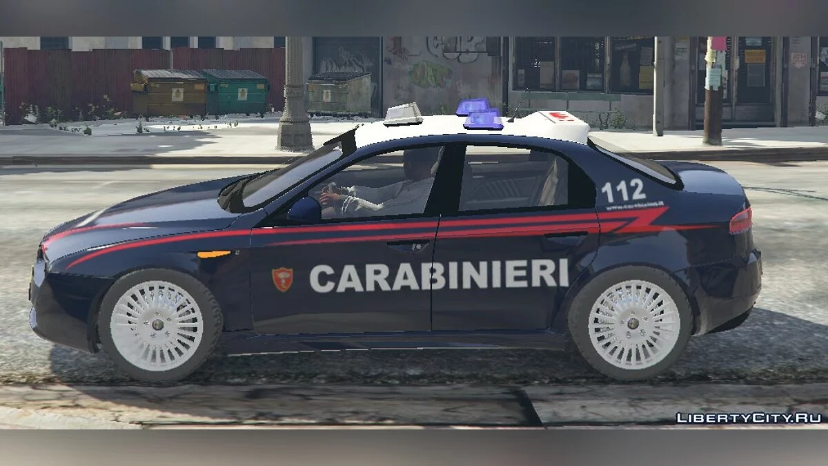 Alfa Romeo 159 Carabinieri - LED 1.0 / GTA 5