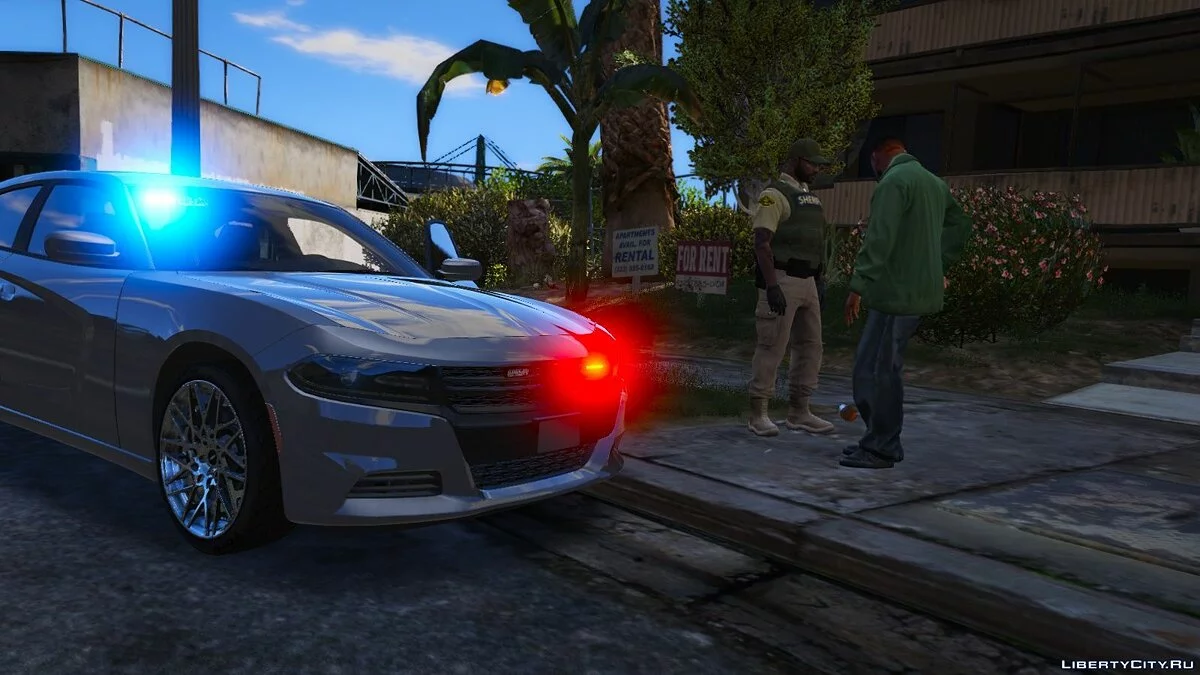 AWD Detective's Dodge Charger [ELS] 1.0.0 / GTA 5