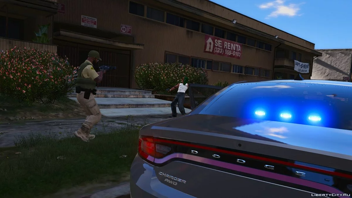 AWD Detective's Dodge Charger [ELS] 1.0.0 / GTA 5