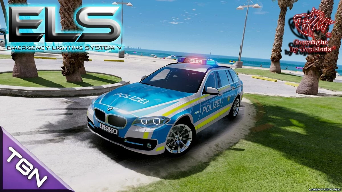 BMW 530D Polizei Bayern [ELS] 1.0 / GTA 5