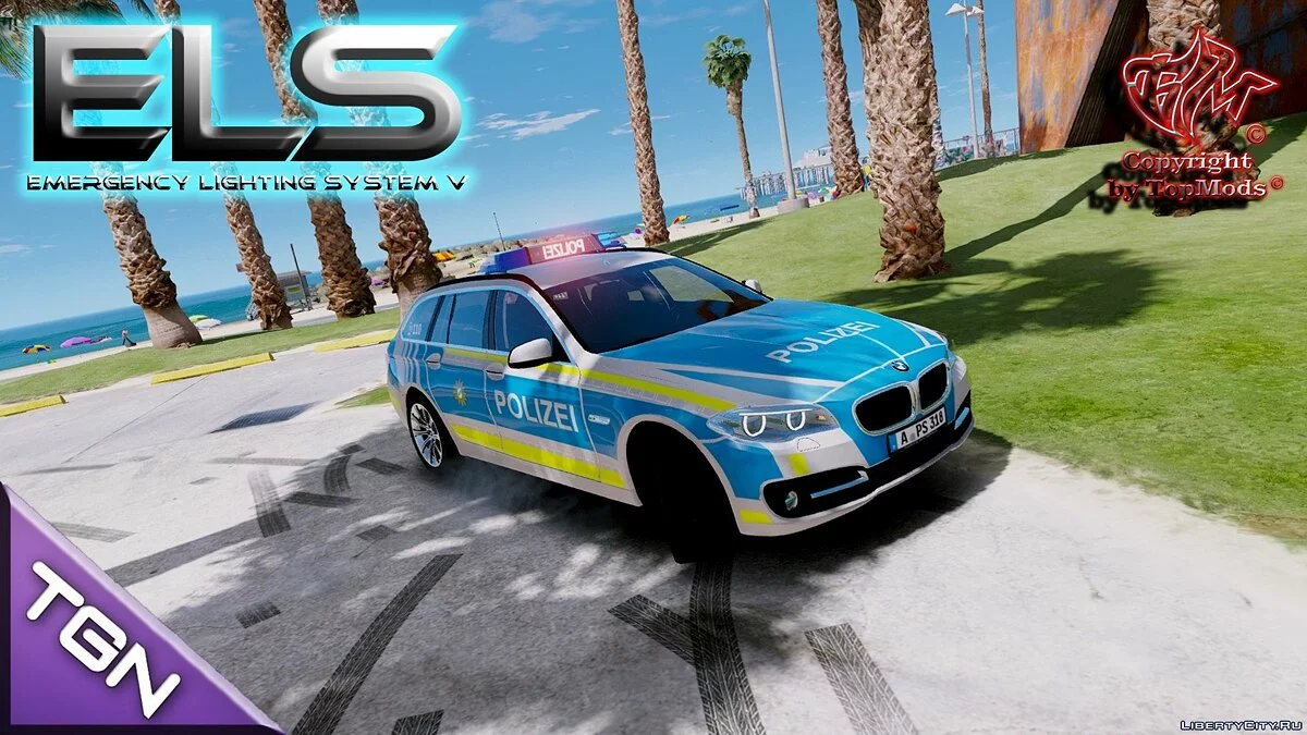 BMW 530D Polizei Bayern [ELS] 1.0 / GTA 5