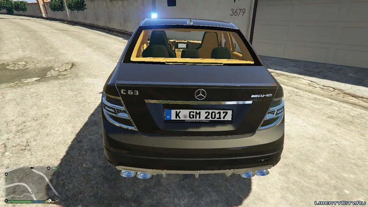 Mercedes-Benz C63 AMG Kripo NRW 1.00 / GTA 5