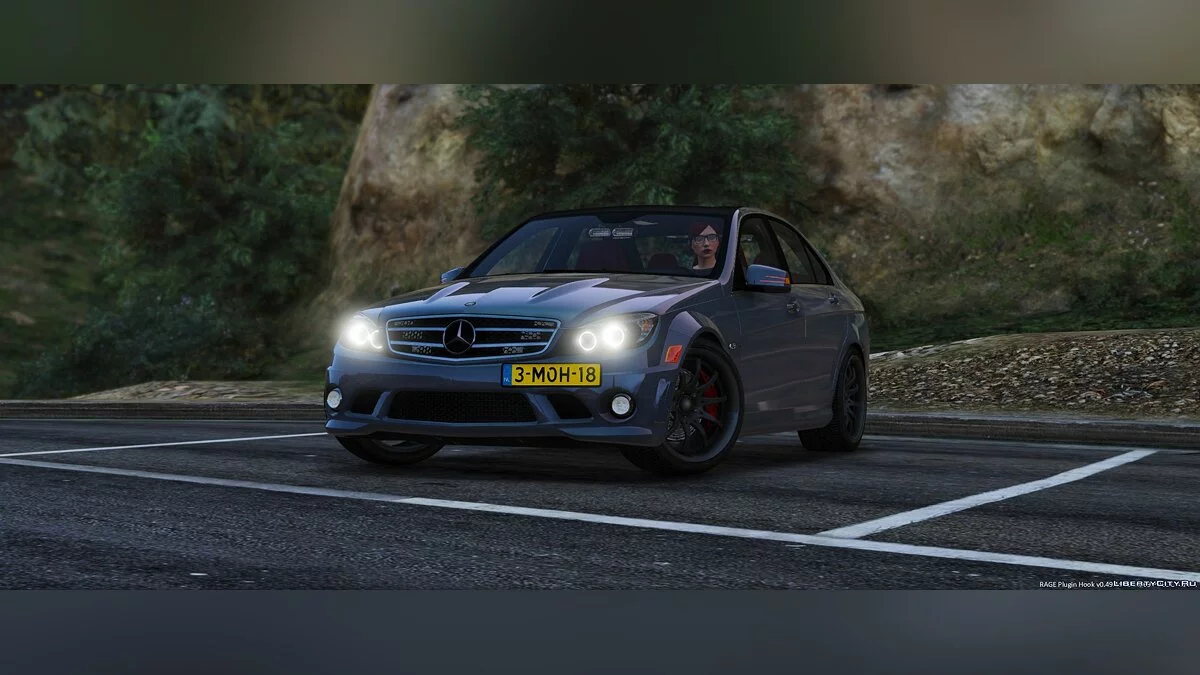 Mercedes-Benz C63 AMG Unmarked Police [ELS] 1.1 / GTA 5
