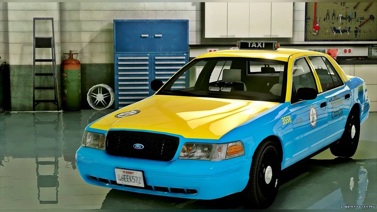 Undercover Taxi CVPI [ELS] 0.1 / GTA 5
