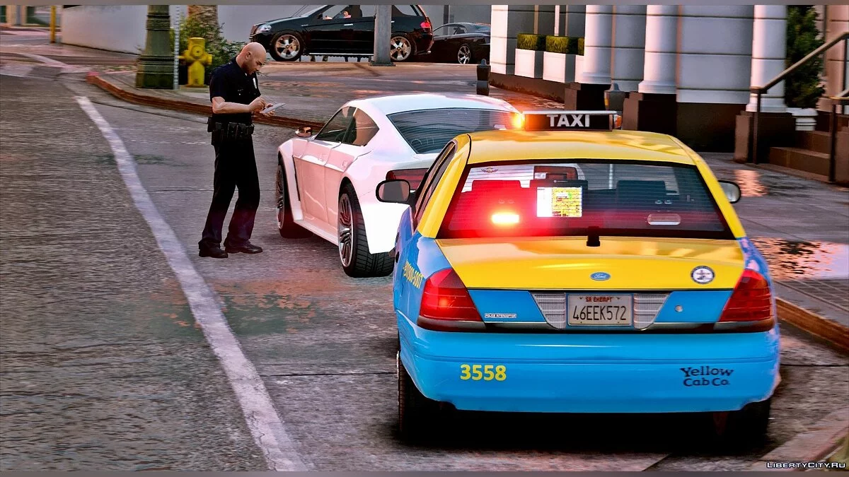 Undercover Taxi CVPI [ELS] 0.1 / GTA 5
