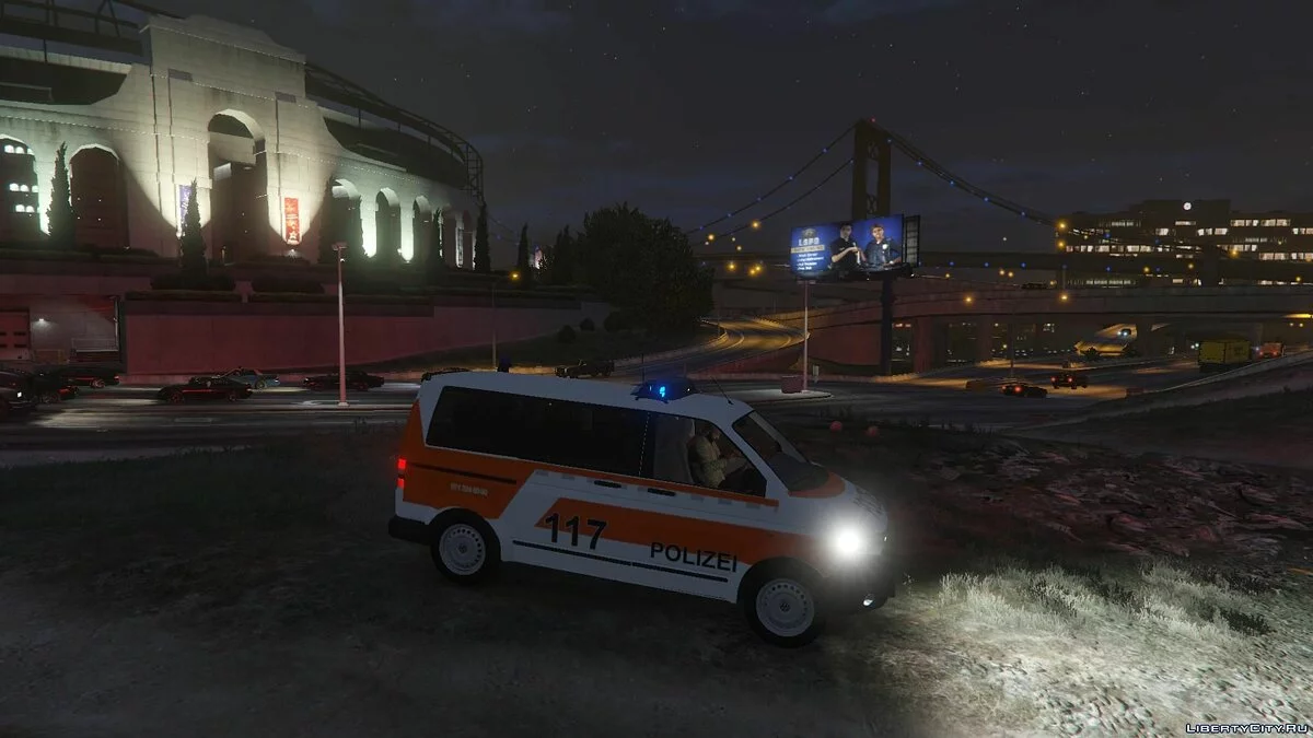 Volkswagen T5 Facelift Stadtpolizei St.Gallen 1.0 / GTA 5