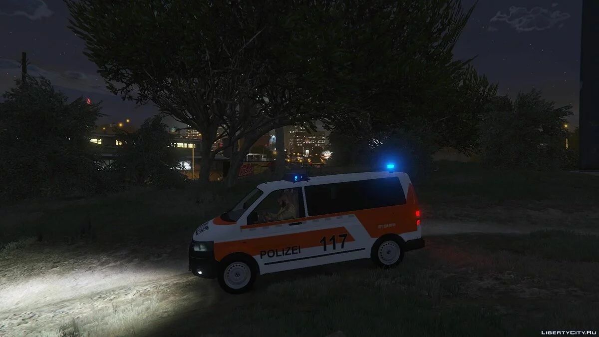 Volkswagen T5 Facelift Stadtpolizei St.Gallen 1.0 / GTA 5