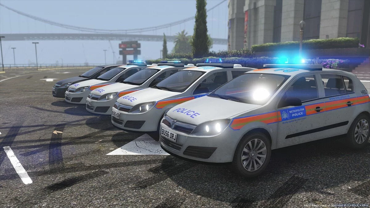 2005 - 2010 Metropolitan Police Vauxhall Astra Pack [ELS] / GTA 5