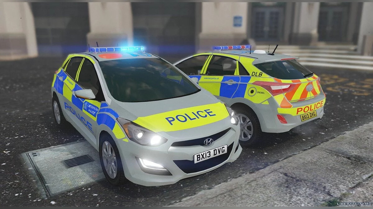 2013 Metropolitan Police Hyundai I30 Pack [ELS] / GTA 5