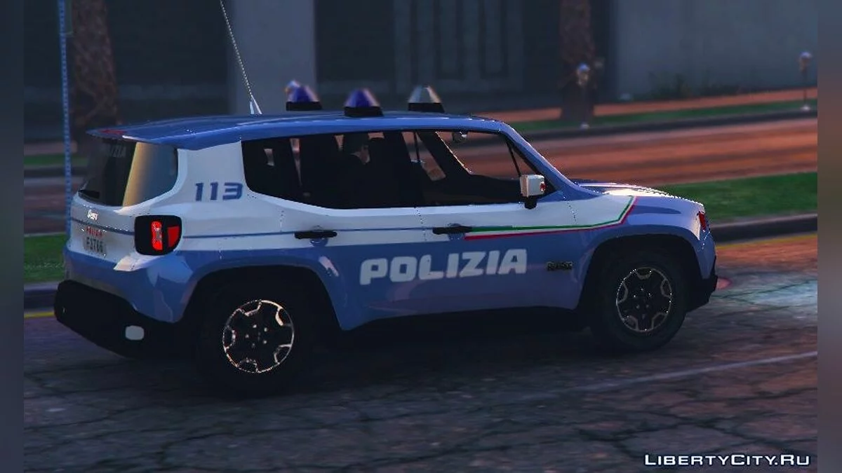 Jeep Renegade Polizia [IPC] [Add-On / Replace] 2.0 / GTA 5