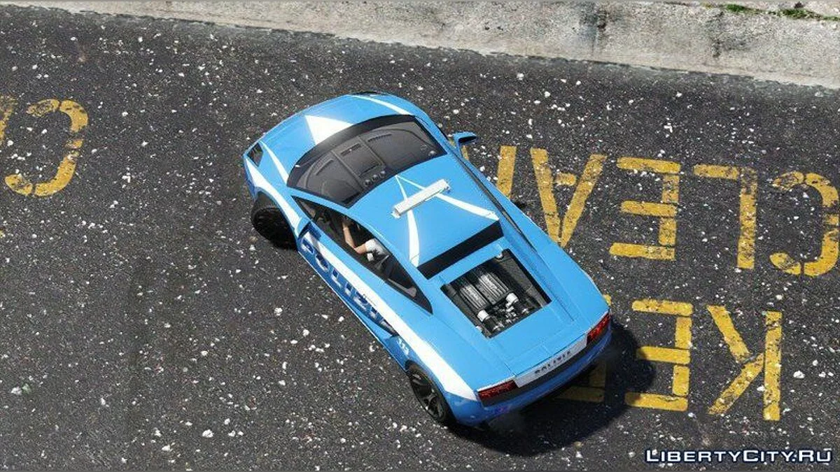 Lamborghini Gallardo Polizia + Template / GTA 5