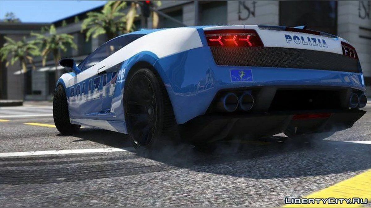 Lamborghini Gallardo Polizia + Template / GTA 5