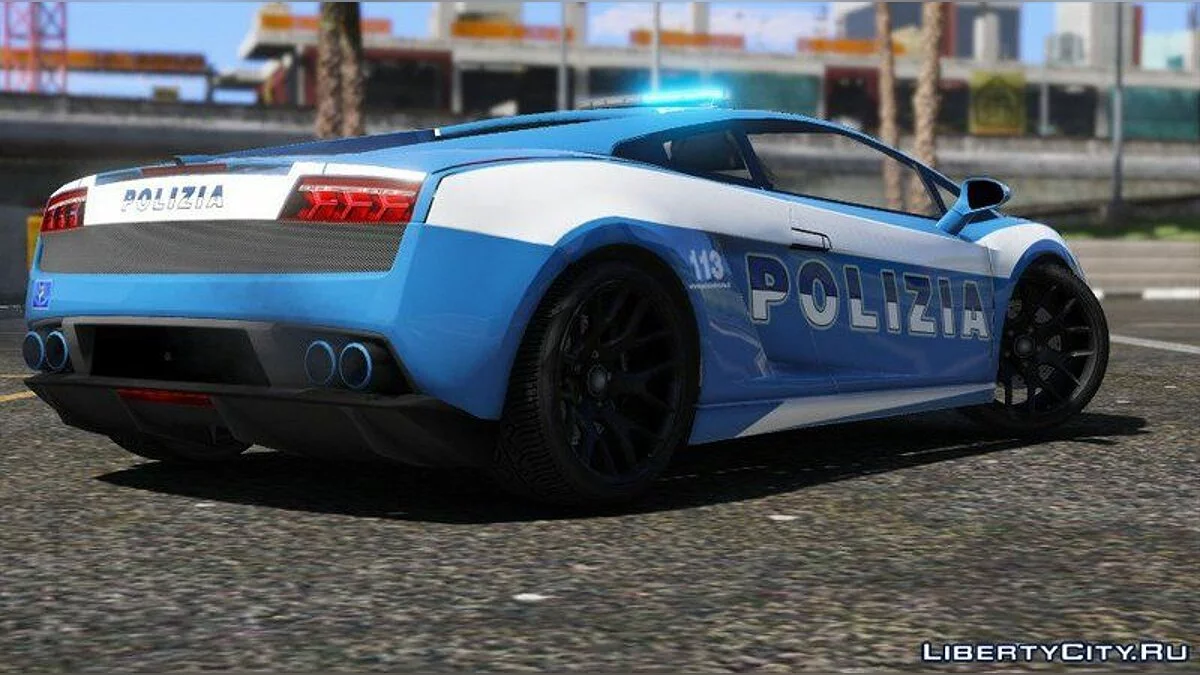 Lamborghini Gallardo Polizia + Template / GTA 5