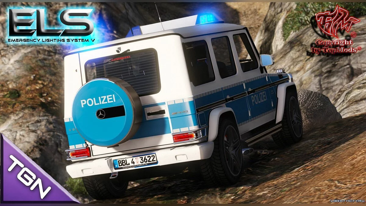Mercedes-Benz G-Klasse Polizei Brandenburg [ELS] [BETA] / GTA 5