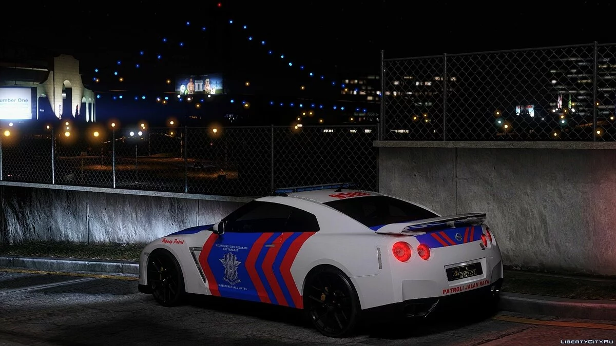 Nissan GT-R R35 Indonesian Police Higway Patrol / GTA 5