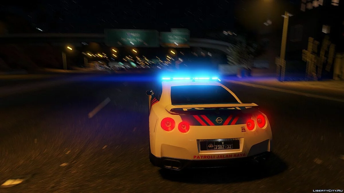 Nissan GT-R R35 Indonesian Police Higway Patrol / GTA 5