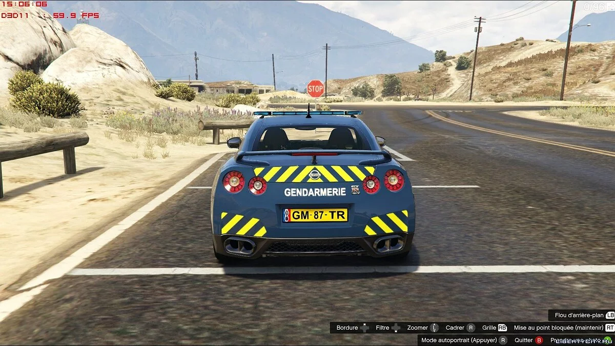 Nissan GTR French Gendarmerie / GTA 5