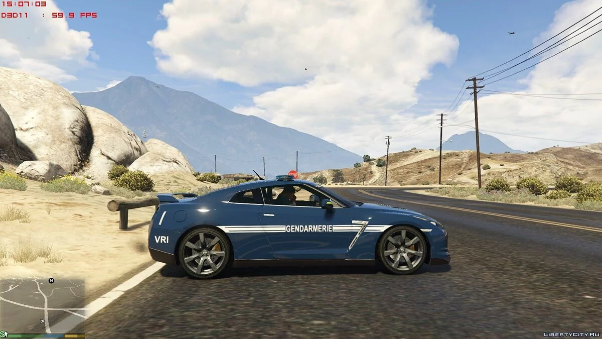 Nissan GTR French Gendarmerie / GTA 5