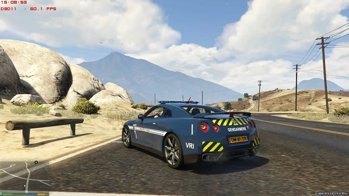Nissan GTR French Gendarmerie / GTA 5