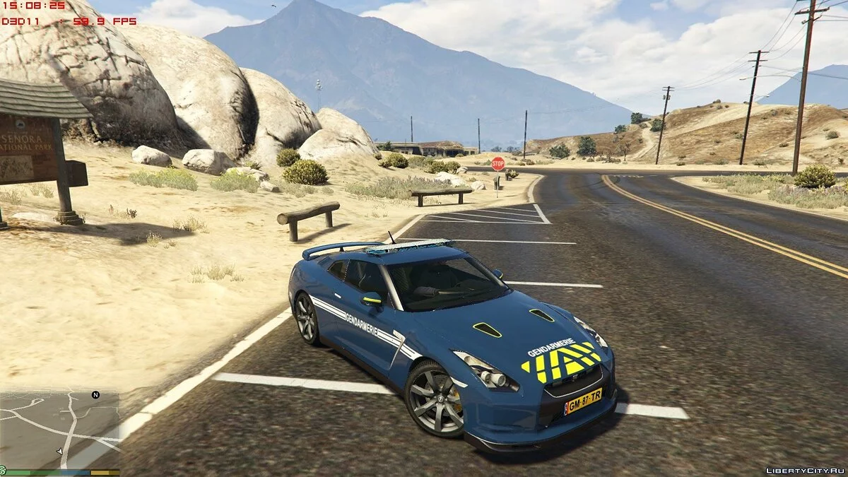 Nissan GTR French Gendarmerie / GTA 5