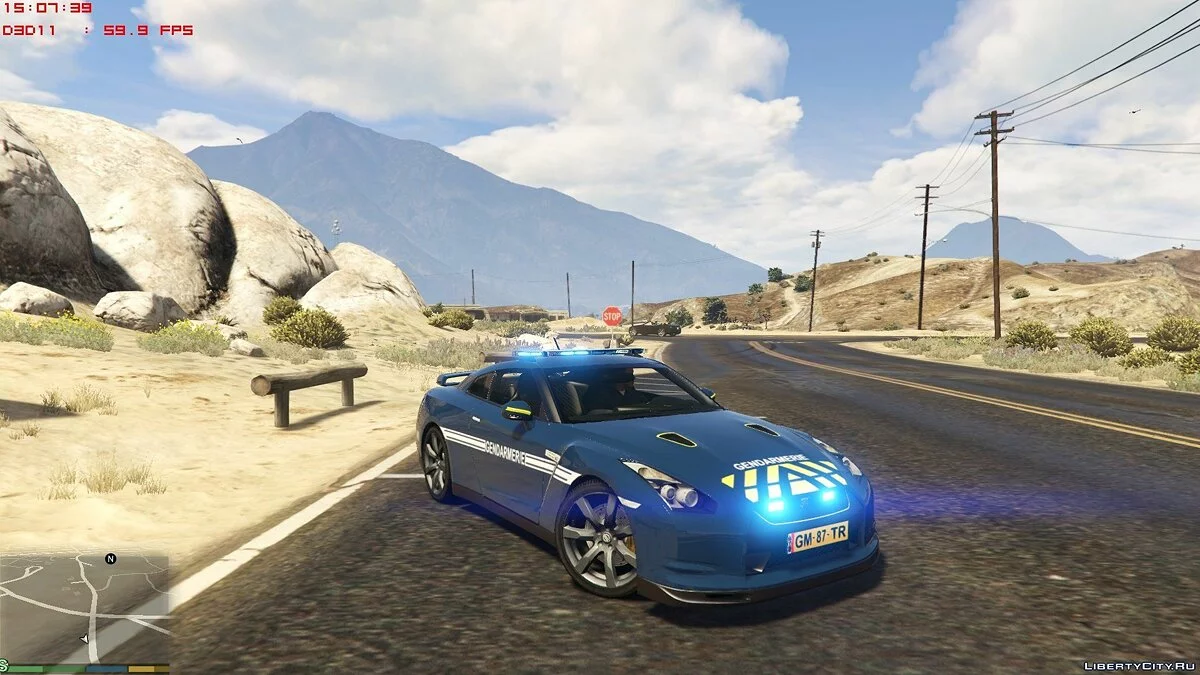 Nissan GTR French Gendarmerie / GTA 5