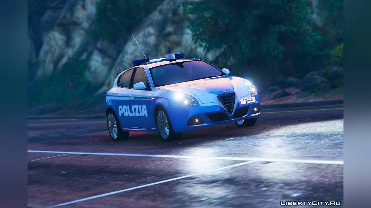 Nuova Alfa Romeo Giulietta Polizia [IPC] [Add-On / Replace] 2.0 / GTA 5