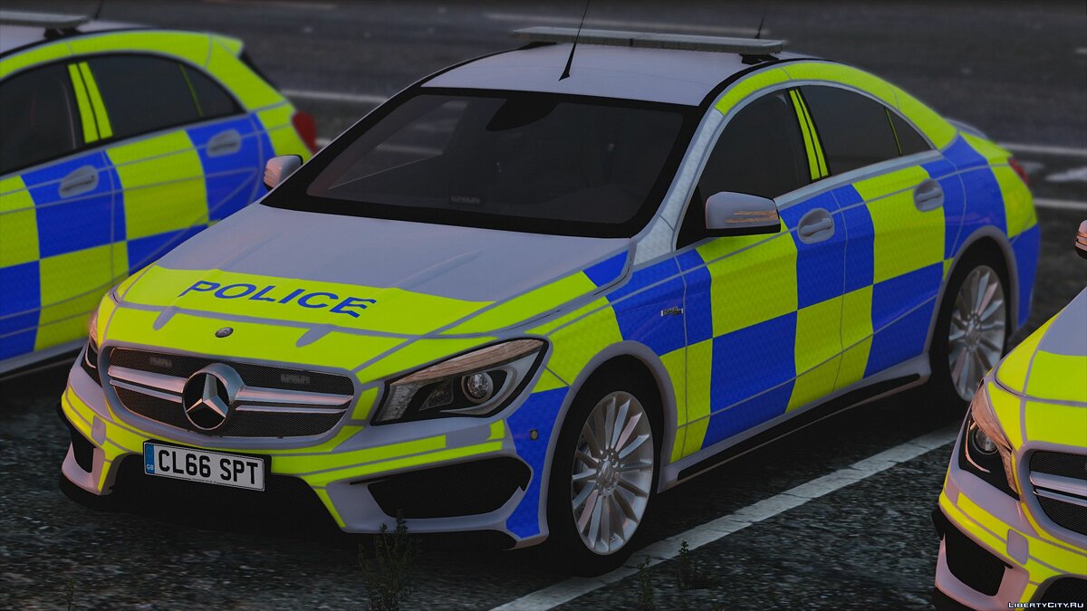 Скачать Police Mercedes-Benz Pack [ELS] 1.0 для GTA 5