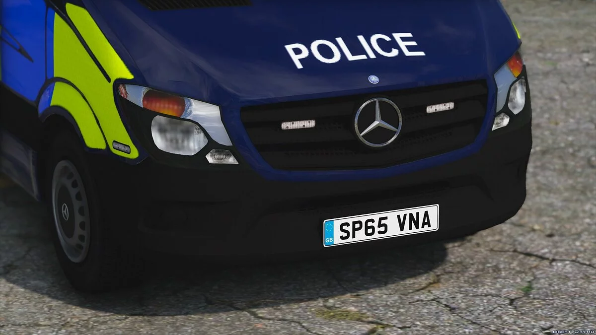 2014 Police Mercedes Sprinter [ELS] [FINAL] / GTA 5
