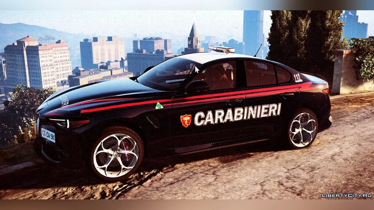 Alfa Romeo Giulia Quadrifoglio Carabinieri [ELS] 2.0 / GTA 5