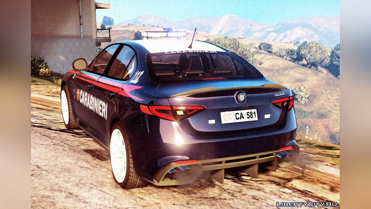 Alfa Romeo Giulia Quadrifoglio Carabinieri [ELS] 2.0 / GTA 5