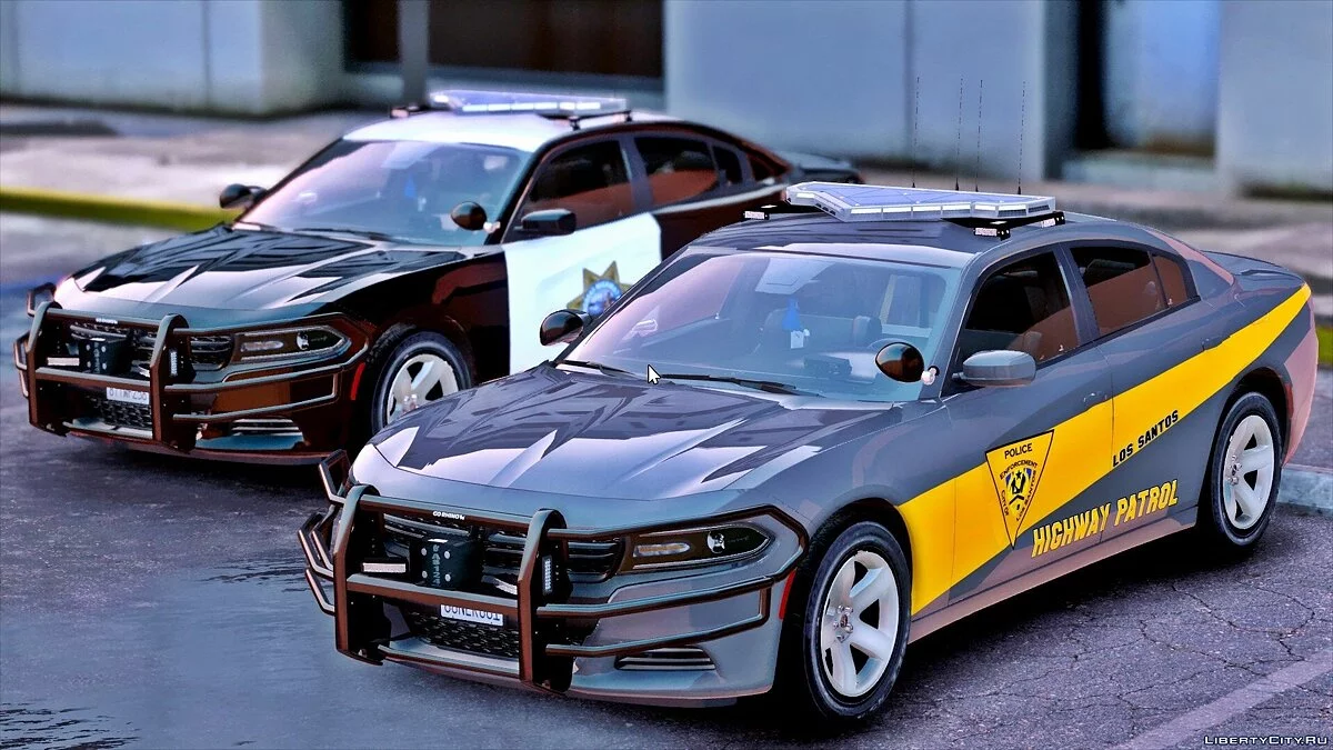 Los Santos Police Highway Patrol Charger [ELS] / GTA 5