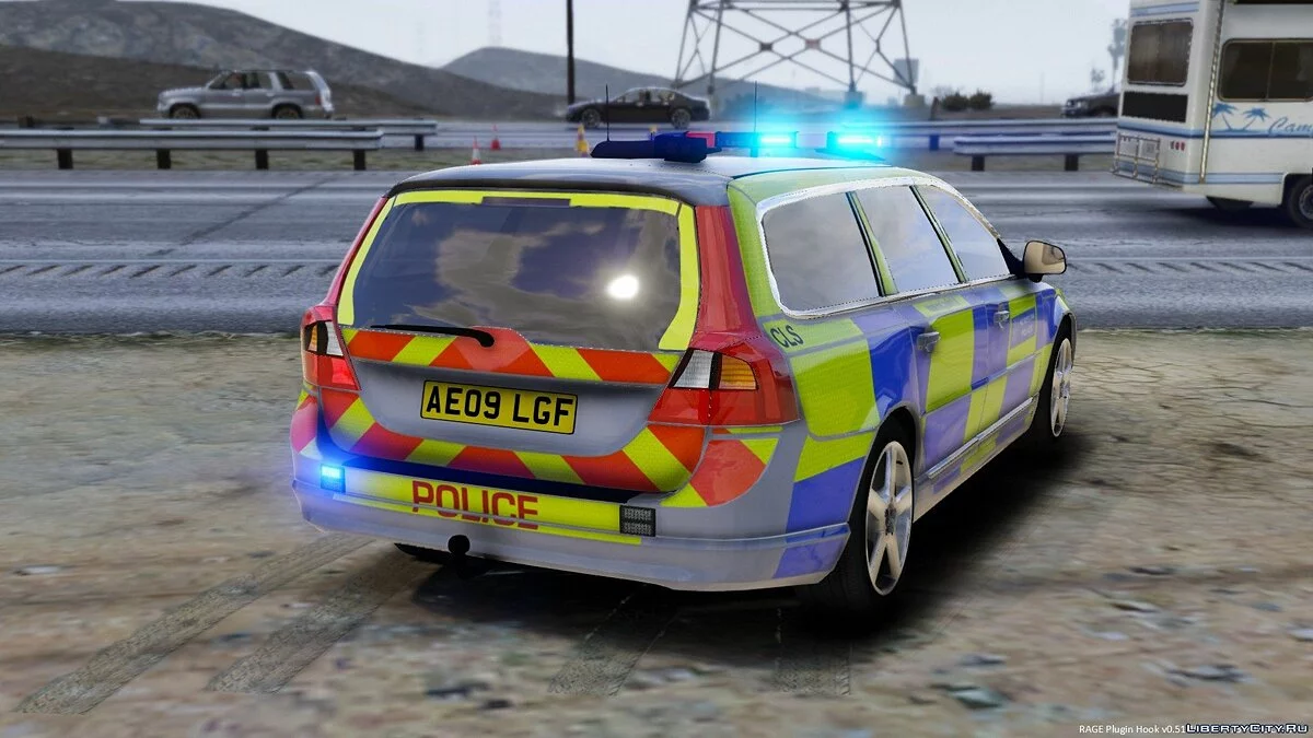Met Police Volvo V70 [ELS] 1.0 / GTA 5