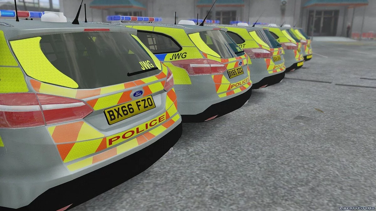 Metropolitan Police Ford Focus Estate Pack [ELS] / GTA 5