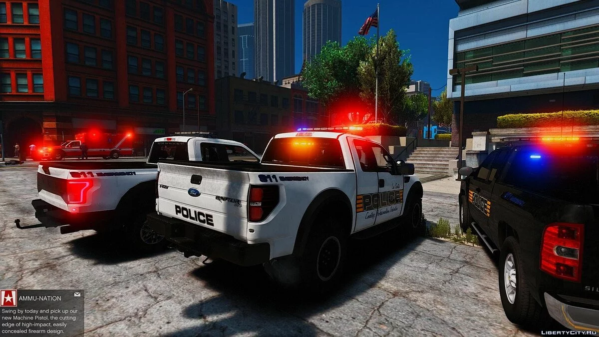 Pickups Police Pack [ELS] 1.0 / GTA 5