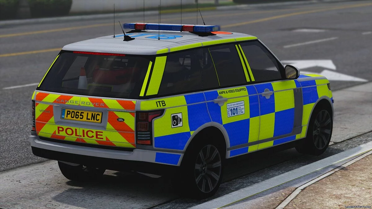 Police Range Rover Vogue [ELS] [FINAL] / GTA 5