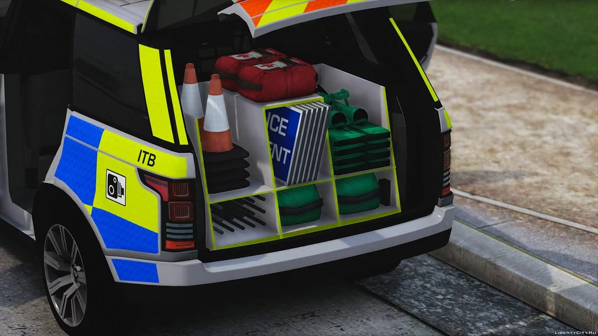 Police Range Rover Vogue [ELS] [FINAL] / GTA 5
