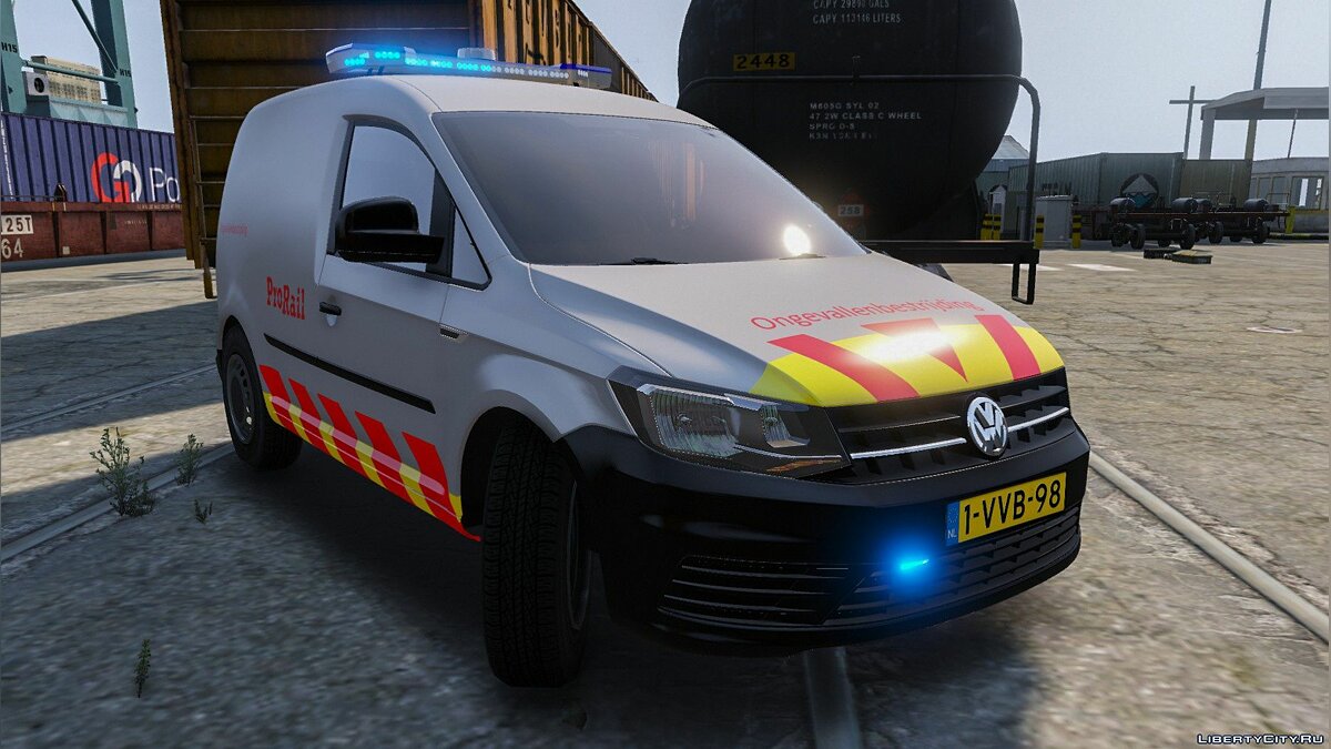 Скачать Volkswagen Caddy Prorail [ELS] 1.1 для GTA 5