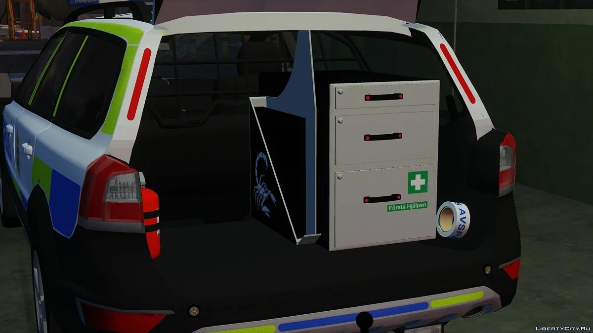 2016 Volvo XC70 Swedish Police [ELS] 1.1 / GTA 5