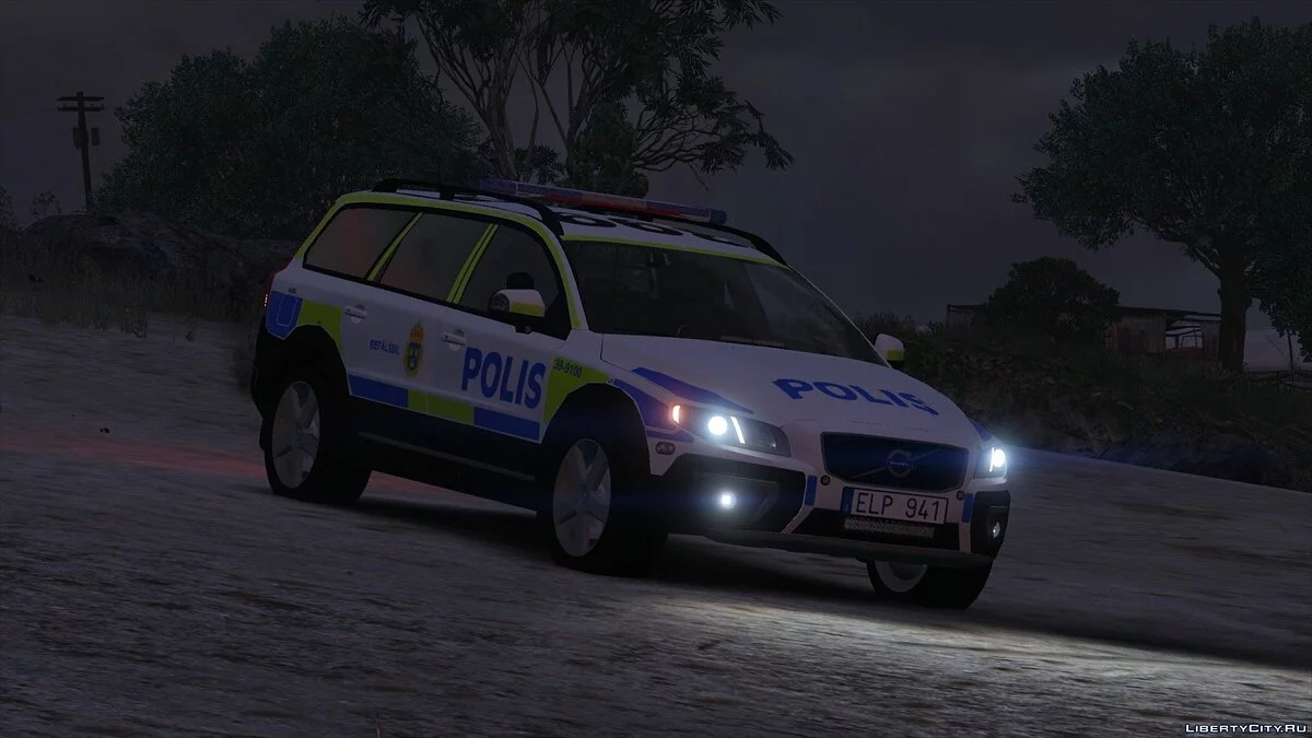 2016 Volvo XC70 Swedish Police [ELS] 1.1 / GTA 5