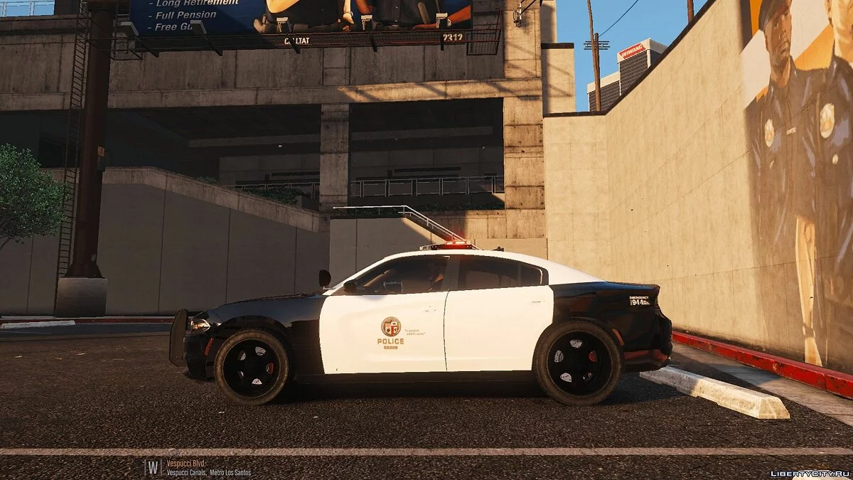Fictional 2016 LAPD Style Dodge Charger [ELS] / GTA 5