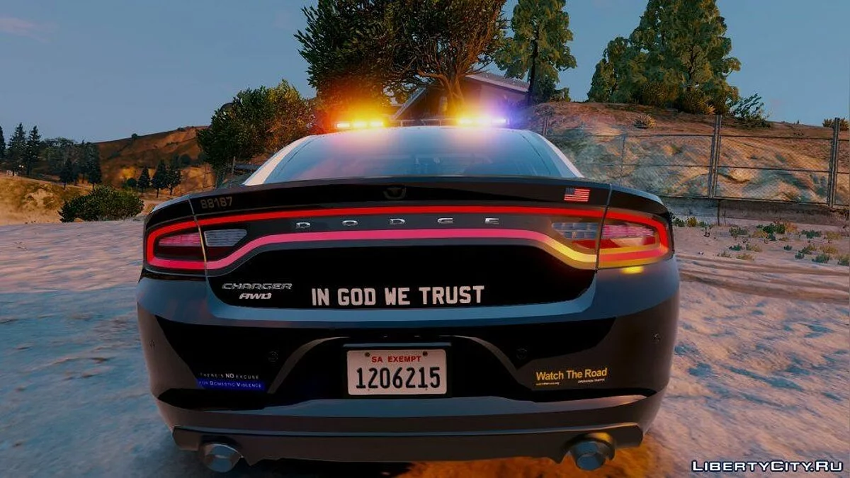 Fictional 2016 LAPD Style Dodge Charger [ELS] / GTA 5