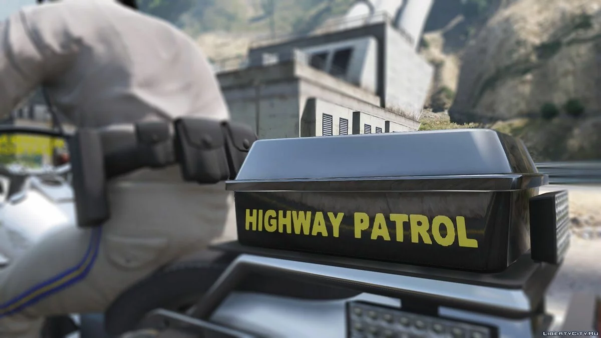 SAHP Vanilla Police Bike [ELS] 1.1.0 / GTA 5