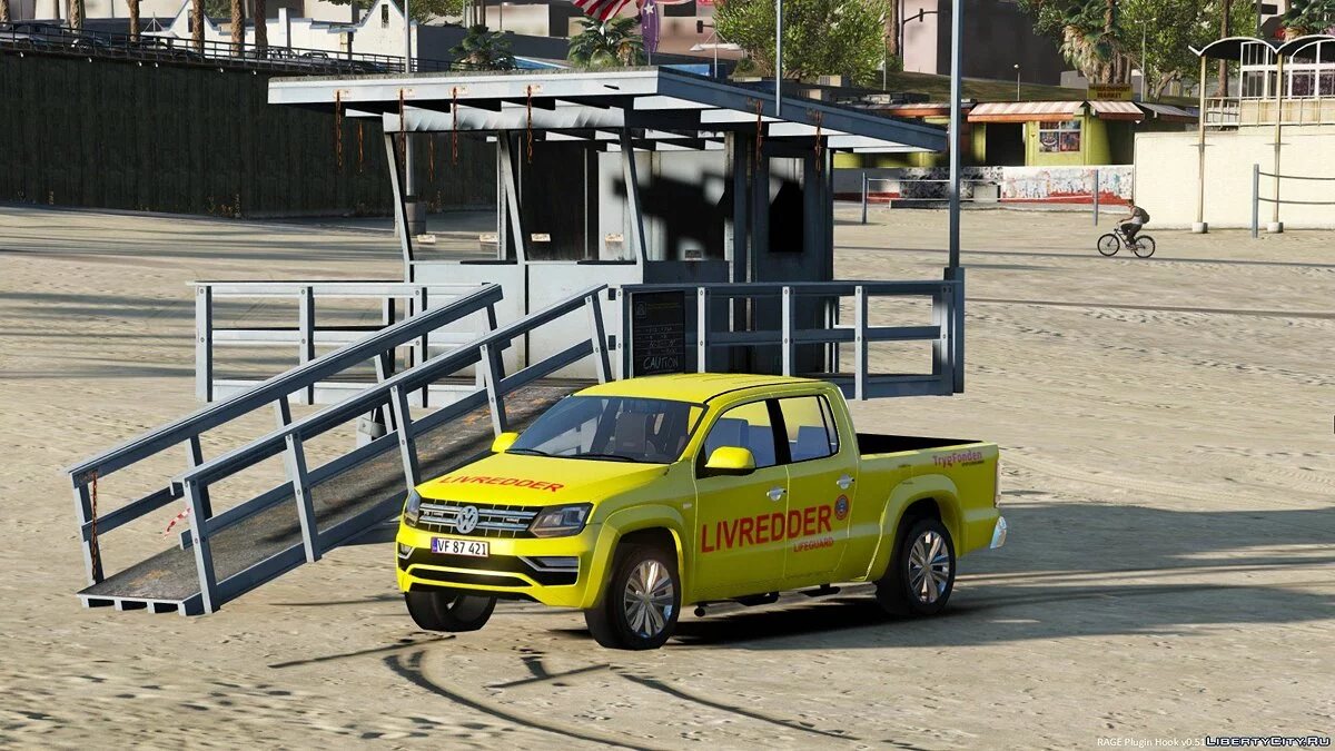 Volkswagen Amarok - Danish Police [ELS] & Lifeguard 1.0 / GTA 5