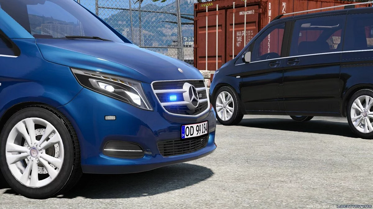 2016 Mercedes v250 - Unmarked Danish Police [ELS] [BETA] / GTA 5