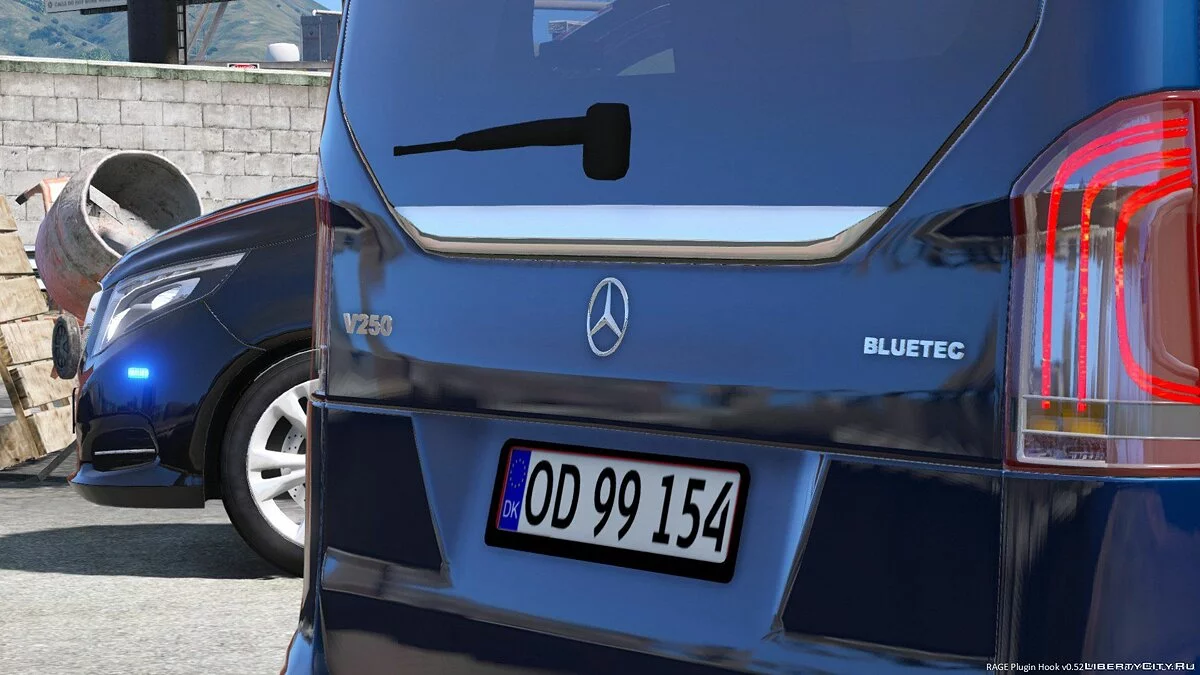 2016 Mercedes v250 - Unmarked Danish Police [ELS] [BETA] / GTA 5